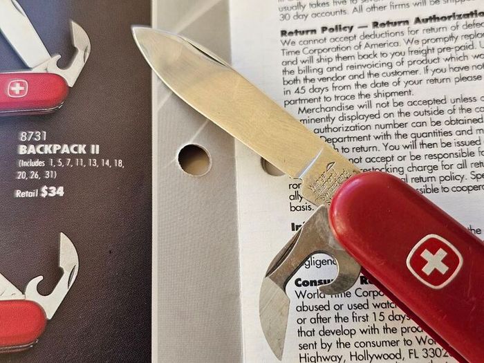 Vintage Wenger Forester Discontinued Model 85mm Swiss Army Knife Collectable 1980s