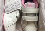 Girls Reebok white Runners