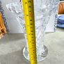 Is  2 crystal Vases-  Antique American Brilliant Cut Glass Trumpet Vase     8 and 1/2 inches tall 65.00 euro.-- the other one 6 inches Flower Vase Pompeii Collection by Waterford Crystal 32.00 euro. Image 7