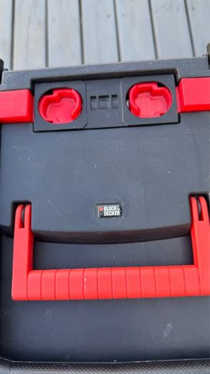 Black and decker tool box on wheels