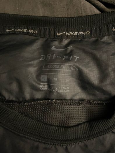 Nike Drill Top Pro Capsule White/black Tracksuit Training Tops Jacket Size Xl
