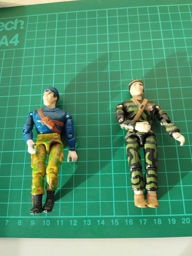 The Corps! Vintage Action Figures  John Eagle & Dragon Han 15 for both