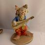ceramic clowns dancing clown vintage figurine statues colourful vintage /antique  great gift present display decor  musical musician music dancing  rabbit  hat monkey hand painted figurine art deco porcelain doll Image 4