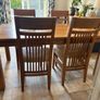 Wooden Kitchen table and Chairs Image 3