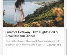 Fitzpatrick Castle hotel 2 night B&B with dinner for two