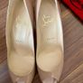 Christian Louboutin Nude Patent Heels Image 4