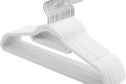 _Pack of 20 Velvet Coat Hangers, Non Slip Coat Hangers, 0.6cm (1/4 inch) Thickness, Suit Hanger, Space Saving, 360 Degree Rotating Hook, 45cm, for Coats, Skirts, Shirts, Trousers