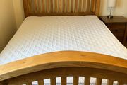 Oak Bed Double &amp; Mattress