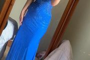 simply devine blue debs dress
