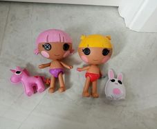 Lalaloopsy babies X 2 and two toys