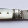 Antique Sterling Silver and Mother of Pearl Knife 1820s. 20,7g Image 2