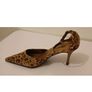 Jinrei Gold Leopard Print Pointed Toe Ankle Strap Heels EU36 UK3 New Boxed  CAN POST Image 2
