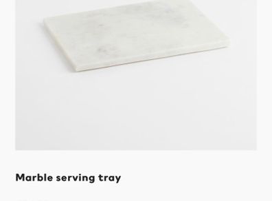 H&M marble tray