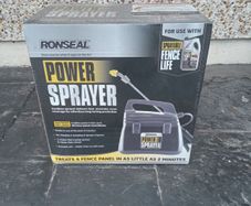 New Ronseal power sprayer