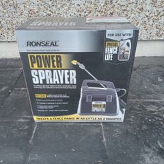 New Ronseal power sprayer