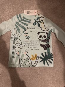 New - long sleve top 6-9 months