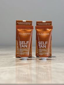 New Clarins Self Tanning Instant Gel x2