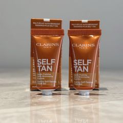 New Clarins Self Tanning Instant Gel x2