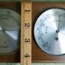 Vintage Wall Hanging Thermometer & Barometer & Hygrometer (one glass is missing) Image 9