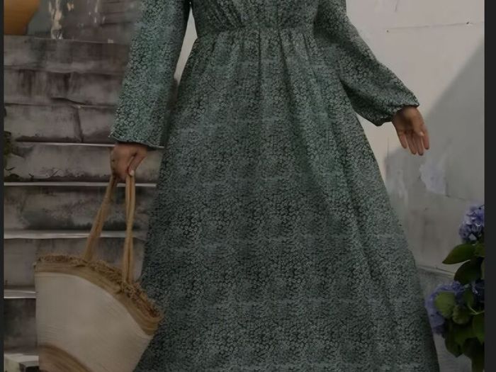 Brand New Elegant Floral Long Maxi Dress - Size - 2XL - RRP - 43.23