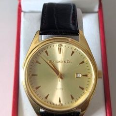 Mens Watch Diamond and Co gold colour
