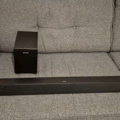 Philips Soundbar and Subwoofer