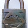 Antique Yale Brass Padlock Image 7