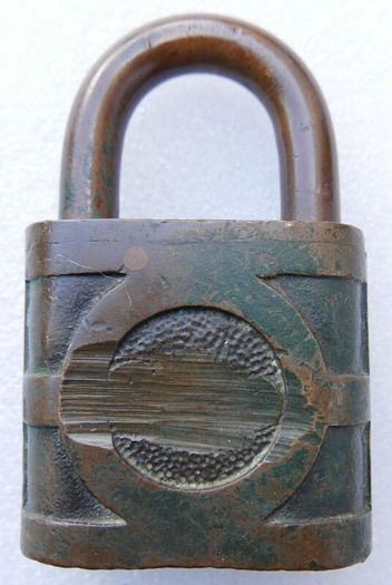 Antique Yale Brass Padlock