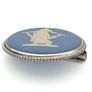 925 Vintage 1973 Wedgwood Sterling Silver Cameo Fully Hallmarked Brooch Image 8