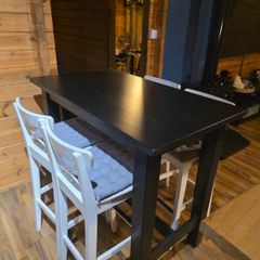 ikea high table and chairs