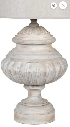 Helen Classic White Wash Table Lamp