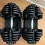 80KG Adjustable weights dumbbells set 40KG each Image 2
