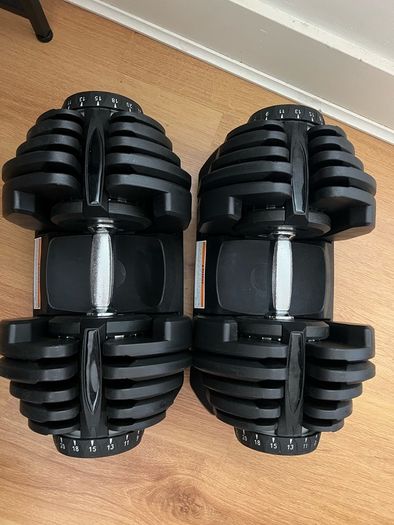 80KG Adjustable weights dumbbells set 40KG each