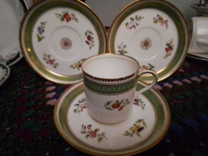 Three China Saucers