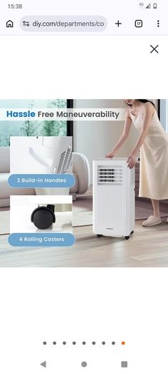 Postage  3-in-1 Portable AC Dehumidifier