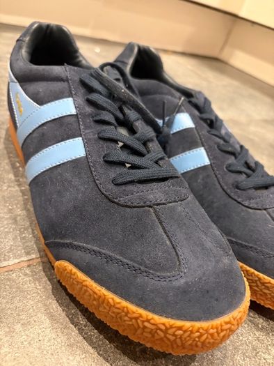 Gola Harrier Suede Navy Blue Trainers EU 46 UK 12 Unworn