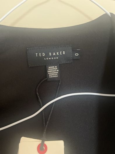 Ted Baker Black midi dress