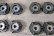 A pair of Original ReVox NAB adapters