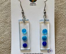 Handmade Earrings - Irish Fused Glass