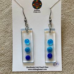 Handmade Earrings - Irish Fused Glass