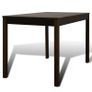 Dining Set 5 Pieces Pine Wood Brown Image 3