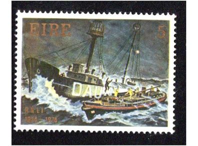 1974 Ireland 150th Anniversary of the Royal National Lifeboat Institution (RNLI) Commemorative Stamp Mint Never Hinged (MNH)
