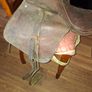Old Horse Riding Saddle with Stirrups, Image 4