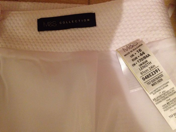 White skirt - M&S Collection