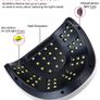 UV LED Nail Lamp Gel Nail Light for UV Gel Nail Polish 57LED UV Dryer with 4 Timers Professional for Nail Art Home Salon Image 3