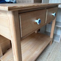 pine side table