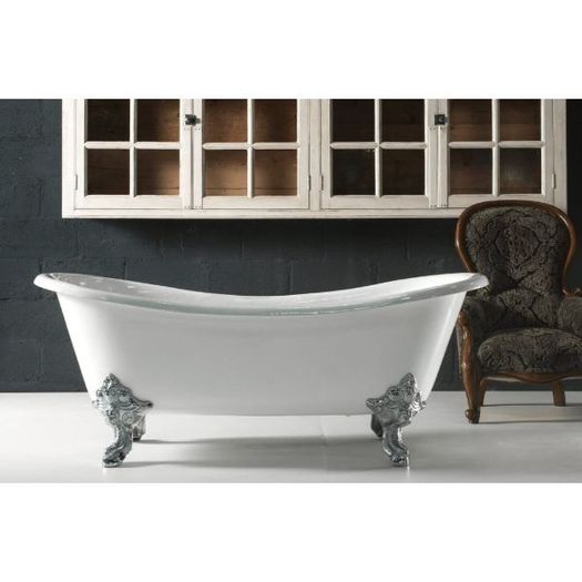Milan Double Ended Roll Top Cast Iron Bath