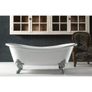 Milan Double Ended Roll Top Cast Iron Bath Image 3