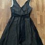 Belle by Oasis Black Polka Dot Dress UK 12 Image 2