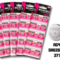 LR626 AG4 SR626SW 377 Alkaline Button Cell Batteries 10 Pack